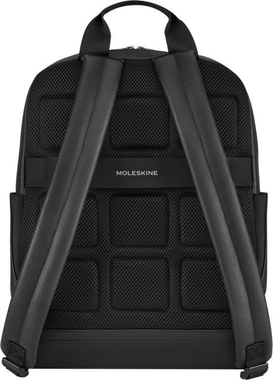 Moleskine Classic Pro Backpack, New Model, Men's, Black, ET23C2PBKBK, 15-inch Laptop Storage, One Size Fits All