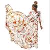 New Floral Print Long Dress Women Dresses Sexy Casual Beach Dress