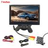 7 Inch Car Monitor TFT LCD Color Screen Car Rear View Camera Safe Parking Reversing Rear-view Display Monitor Support Car Camera