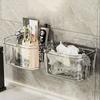 Plastic Garlic Ginger Onion Storage Basket Transparent Kitchen Storage Rack for Home