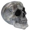 [R1462] - Фигурка из смолы 'Череп' серая (под мрамор) - 15х12х10. 5 см