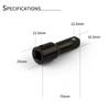 1Pc Heavy Duty Long Extension Bar Ratchet Wrench Impact Socket Extender Pneumatic Tool  1/2 3/4 1 Inch 75 125 150 200 300 400mm