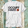 230 г/м² 100% хлопок Occupy Mars Planet Universe Nature Earth футболка Топ Дизайн унисекс женская мужская футболка ретро мода винтажная рубашка S701