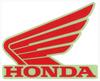 Toyo Mark HONDA Sticker Red 78x64(mm) R-318