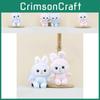 Cute Cartoon Bunny Plush Doll Soft Material Charming Keychain Gift Accessory