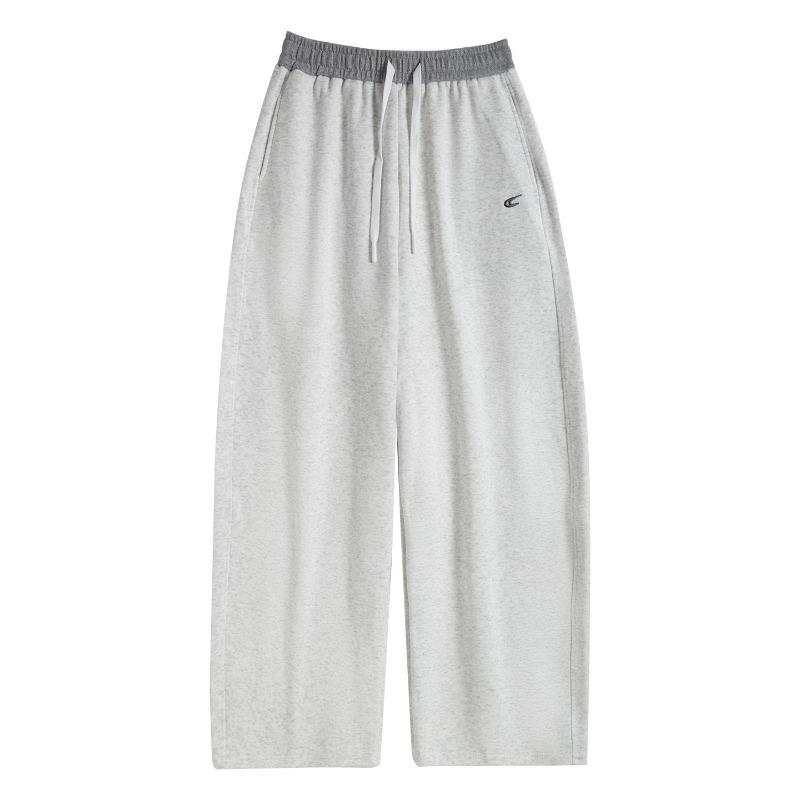 Casual Sweatpants Women's New Gray Autumn Small Casual and Thin Wide-leg Scimitar Sickle Pants