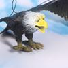 1 Piece Outdoor Eagle Figurine Hanging Bird Deterrent Plastic Eagle Ornament Vivid Flying Bird Hawk Decoy Garden Scarecrow