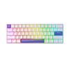 DrunkDeer G60 Rapid Trigger Mechanical Gaming Keyboard TKL Magnetic Switch Keyboard RGB PBT Keycaps Compact Layout 61 Keys USB White 60% Wired,