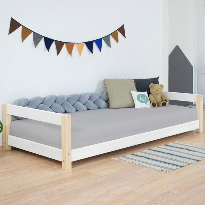 KIDDY Children's Bed 90 X 190 White and Natural