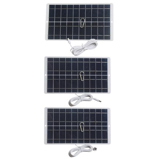 Solar Panel 10W Charging Panel IP65 Waterproof Overcharge Protection Camera