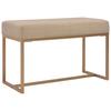 VidaXL Bench 80 Cm Beige Velvet 247559