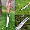 Portable Gardening Weeding Shovel Stainless Steel Garden Manual Weeder Dibber Removing Deep-Rooted Weeds Garden Hand Tools