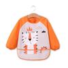 Baby Cute Cotton Bibs Waterproof  Cartoon Baby Long Sleeve Burp Choth Infant Eating Children Drawing Apron Baby Self Feeding Bib