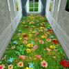 Green Grass Corridor Carpet Hotel Promenade Carpet Living Room Area Carpet Kitchen Aisle Mat Home Entrance Hall Mat
