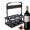 Foldable Drink Carrier 6 Bottles Beer Bottle Carrier with Handle Reusable Beer Collector Drink Container for Picnic BBQ Catering