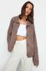 Women's Fashion New Cardigan Mink Knitwear Cardigan