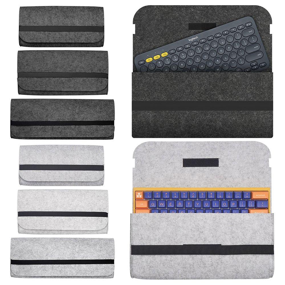 Protective Cover Peripheral Bag Computer Keyboard Bag Keyboard Pack Felt Bag Keyboard Carrying Case