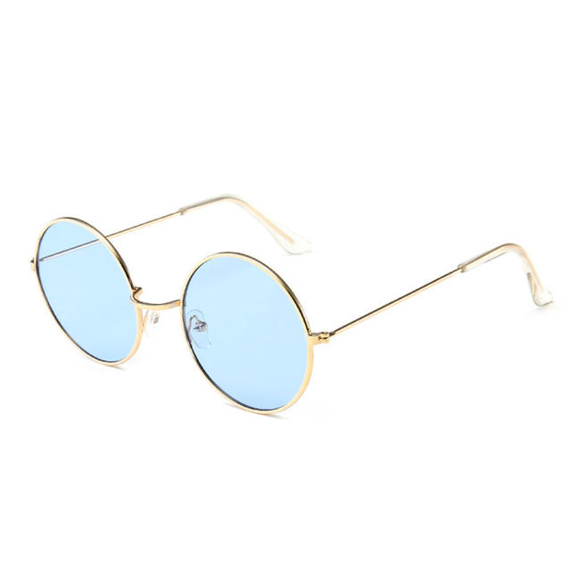 Vintage Punk Style Sunglasses For Women  Men Retro Round Metal Frame Summer Spring Luxurydesign Car Glasses Eyewear Uv400