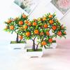 1Pc Artificial Fruit Orange Tree Bonsai Home Office Garden Desktop Party Decor Christmas Ornament