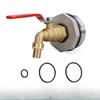 2 Inch Drum Faucet Brass Barrel Faucet with EPDM Gasket for 55 Gallon Drum