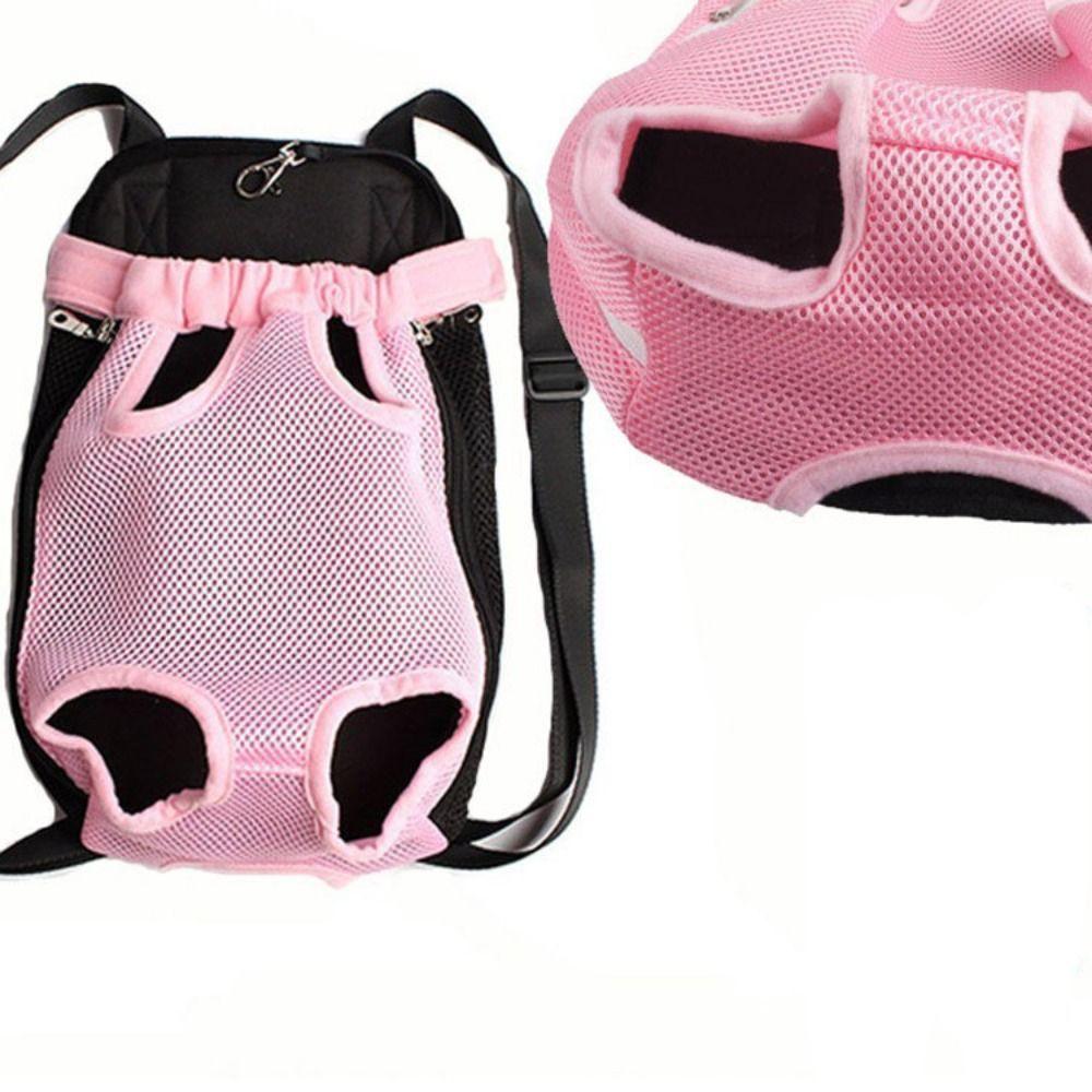 Portable Dog Backpack Carrier Puppies Pet Knapsack Legs Out Pet Carrier Backpack  Traveling