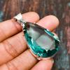 Green Amethyst, Gemstone Handmade Solid 925 Sterling Silver Jewelry Pendant