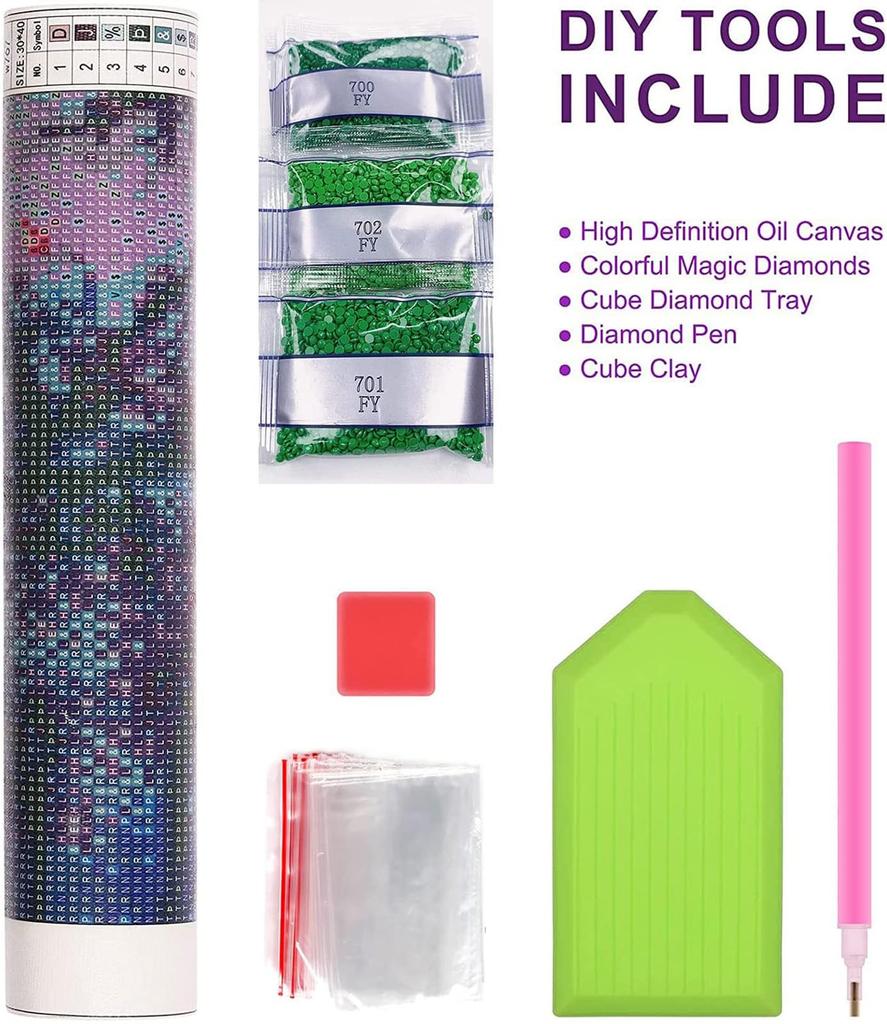 Full Round Diamond Painting Beautiful Princess Art Rhinestone Picture Mosaic DIY 5D Cross Stitch Embroidery Home Decoration