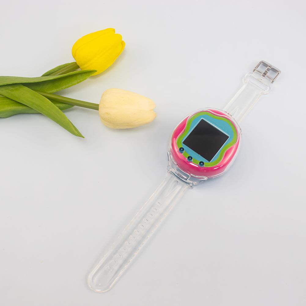 TPU Wristband Bracelet Holder for Tamagotchi Uni for Kid Teen 6.3-8.85in(Ivory)