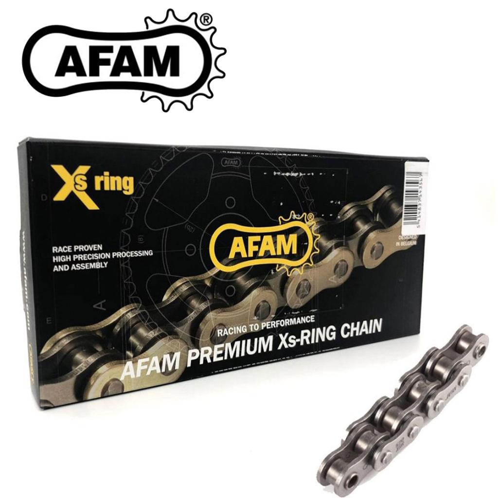 AFAM A520-104XMR3 2014-2018 Kawasaki Z 250SL Compatible Chain XMR3 Xring Steel Color