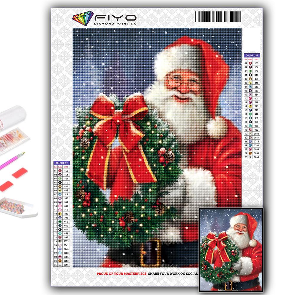 Diamond Embroidery Christmas Tree Santa Snowman 5D DIY Diamond Painting Cross Stitch Rhinestone