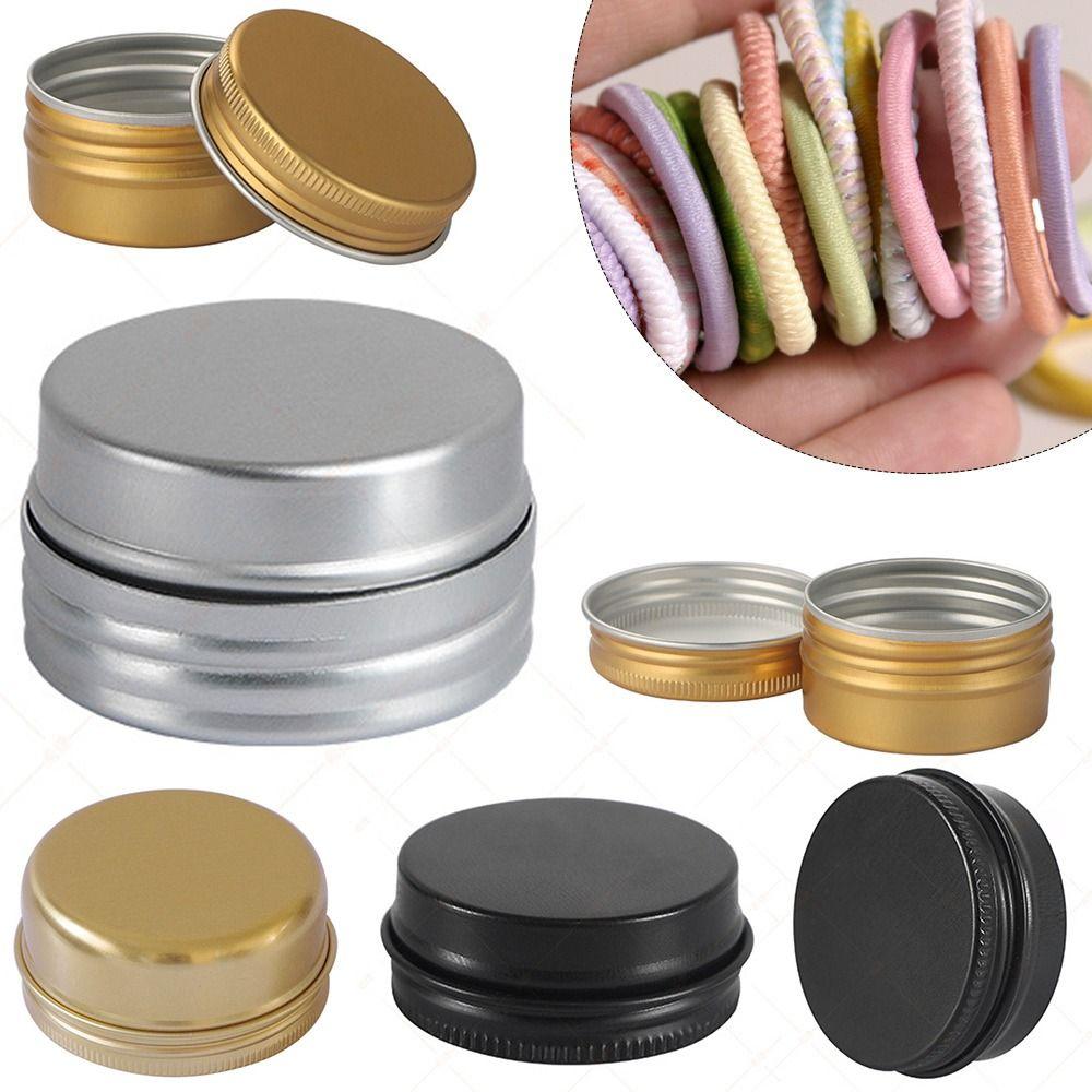 Candle for Cream Balm Metal Box Tea Cans Cosmetic Container Aluminum Tin Jar Refillable Bottles