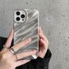 Luxury Matte Water Ripple Bumper 3d Soft Silicon Phone Case For Iphone 14 13 7 8 Plus X Xs 12 Xr Max 11 Pro Se 2 3 Back Cover
