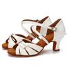 Professional Women Latin Dance Shoes Salsa Ballroom Dancing Shoes Indoor Middle Heel 5cm