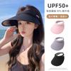 Sunscreen Hat Women's Spring Summer Outdoor Cycling Hat Versatile Big Brim Sun Hat Fashion Sun Hat Empty Top Hat
