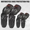Riding Protective Gears Motorcycle Accessories Knee Elbow Protective Pads 4pcs/set Motocross Skating Protectors