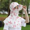 Full Face Neck Protection Sunscreen Cap Dust-proof Outdoor Sun Hat Outdoors Tea Picking Cap  Summer