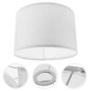 New Linen Lamp Shade Clip Lamp Shade Hanging Lights Indoor Table Lampshade Chandelier Pendant Lamp Cage Floor Lamp Fabric Lampsh