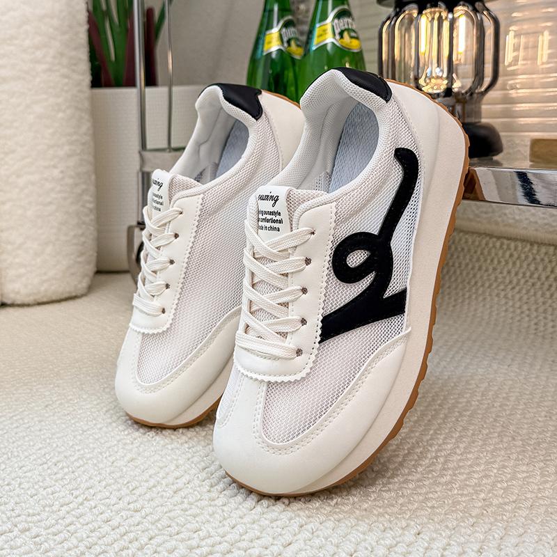 Fashion Hot Selling Women Colorful Sneaker Low Top Girls Students Soft Pink Sport Shoes Yellow Red Casual Shoes Lace Up Flat Sole Summer