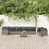 VidaXL Garden Lounge Set with Cushions 9 Pcs, Patio Furniture Set, Outdoor Furniture, Patio Sofa, Modern, 3187290