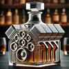 V8 Engines Whisky Bottle Creative Wine Decanter Decoration Personalized Whiskey Bottle Home Bar Ornament