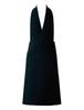 CT2360 Bib Apron Tailored Collar Apron Black L [Seven Uniform] CT2360-9