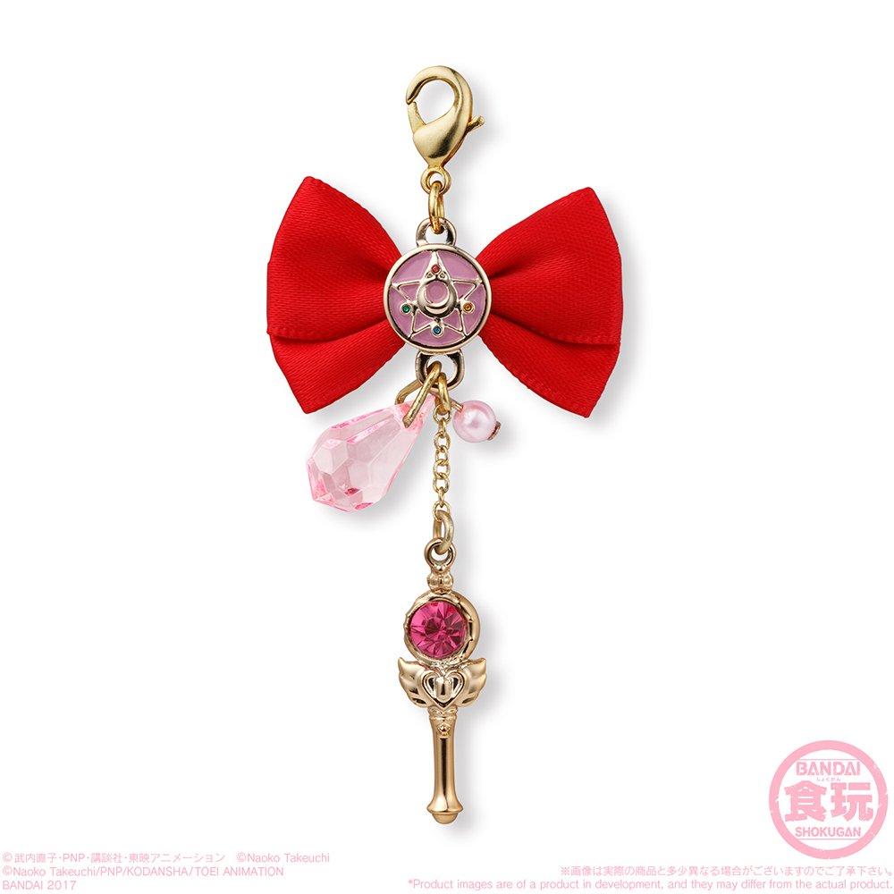 Sailor Moon Ribbon Charm 2 10 Pieces Candy Sweets Guardian Sailor Moon Toy/Refreshing (Pretty Crystal)