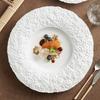 Ceramic Plates, Plates, High-grade, Luxury, White Western-style Steak, , Flat Kitchen Plates Sets