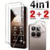 2+2 Pack 4IN1 for Xiaomi 15T/ 15T Pro Tempered Glass Screen Protector + Tempered Glass Camera Lens Protector 9H Film 4PCS