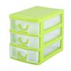 Drawer Organizer Jewelry Makeup Storage Box Plastic Container Case (3 Layers Green)