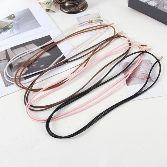 Imitation Leather Belt Lace-up Decorative Waistband Dress Shirt Tops Belt Versatile Fashion Accessory