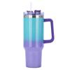 40oz Straw Insulated Tumbler with Handle Double-Layer Insulated Cup Stainless Steel Vacuum Thermal Insulated Mug for Women Men