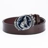 Men's Belt Personalized Retro Style Animal Pure Cowhide Fashion Youth Belt Knight Belt