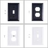Electric Socket Plug Covers Electrical Receptacle Wall Plate Faceplates Covers Light Switches Socket Cover Enduring