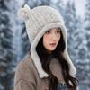New Elk Ear Hat for Women In Autumn and Winter Sweet and Cute Pullover Hat Outdoor Cold Warm Hat Casual Plush Hat